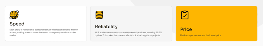 Datacenter - dynamic and static proxies